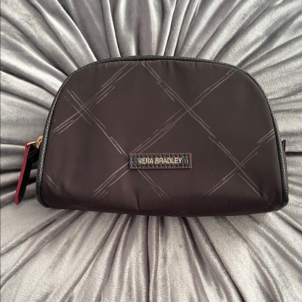 Vera Bradley Black Cosmetic Bag